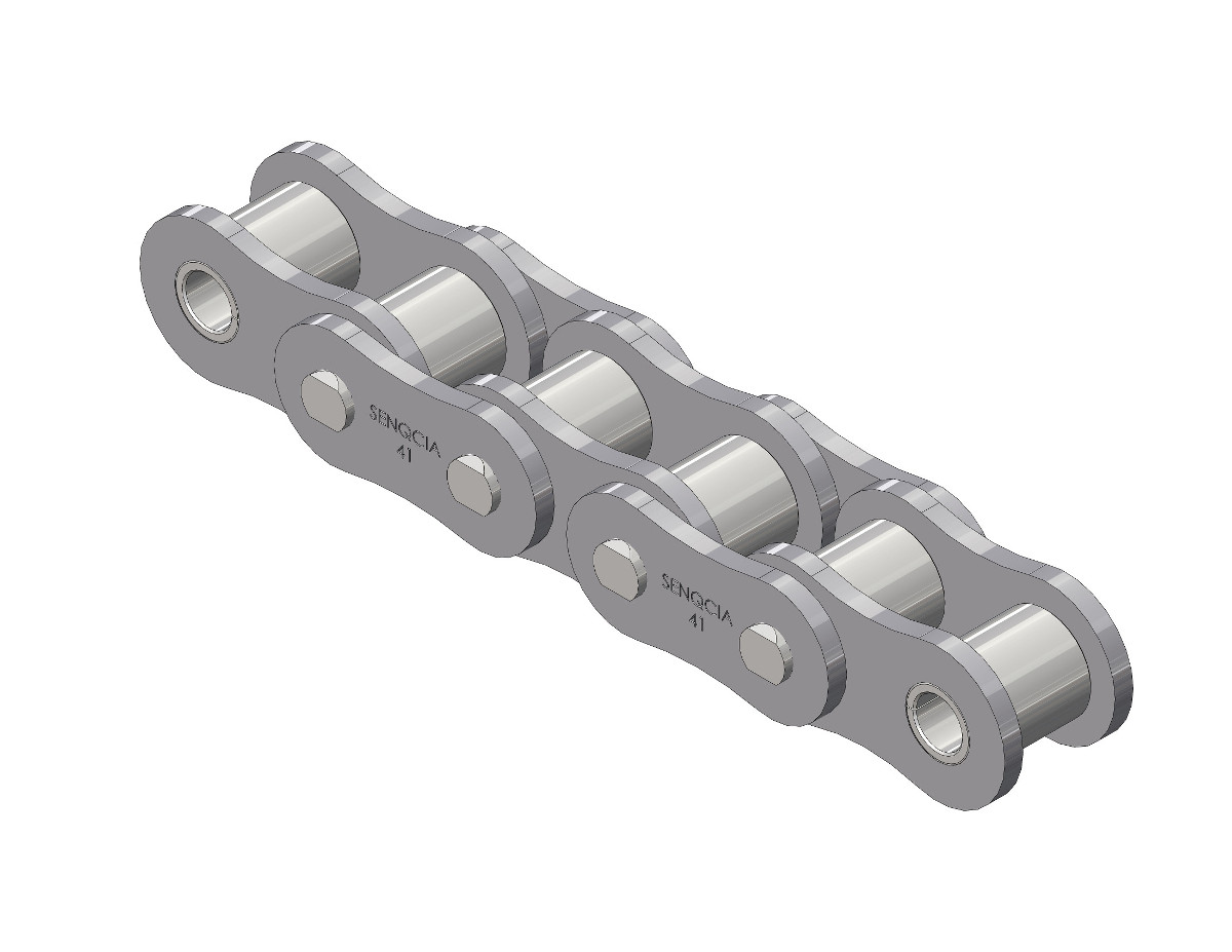 Senqcia Inspire Series 41CL Connecting Link Single Strand Pack of 5 0.88 Length 1/2 Pitch Spring Clip Type for ASME/ANSI Standard Roller Chain 